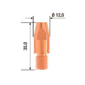 FUBAG    Контактный наконечник M10х35 мм CuCrZr D=1.6 мм (10 шт) блистер в Новосибирске фото