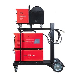 Полуавтомат сварочный FUBAG XMIG 500T DW PULSE  + подающий механизм DRIVE XMIG DW PULSE  + горелка FB 550W 3m  + блок жидкостного охлаждения Cool XMIG  + шланг-пакет 5 метров 95 мм2 14 pol с жидкостным охлаждением + тележка XM в #REGION_NAME_DECLINE_PP# фото