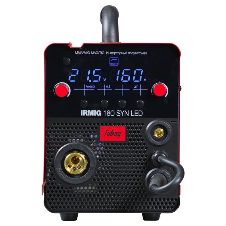 Полуавтомат сварочный инверторный FUBAG IRMIG 180 SYN LED с горелкой 250 А в комплекте в Новосибирске фото