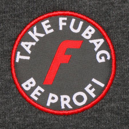 Серо-красная толстовка Fubag с капюшоном  размер XXL в Новосибирске фото