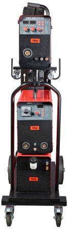 Сварочный полуавтомат INMIG 500T DW SYN + Подающий механизм DRIVE INMIG DW SYN + Шланг-пакет 5 м + Горелка FB 500 3 м + Блок жидкостного охлаждения + Тележка в Новосибирске фото