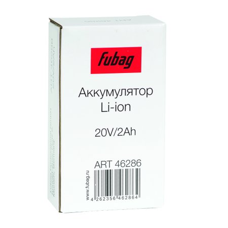 Аккумуляторная батарея FLI5S1P1202 Li-ion к бензиновым газонокосилкам FUBAG с электростартером и минирайдеру (20V/2Ah) в Новосибирске фото