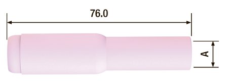 FUBAG    Сопло керамическое №7L ф11 FB TIG 17-18-26 (2 шт.) в Новосибирске фото