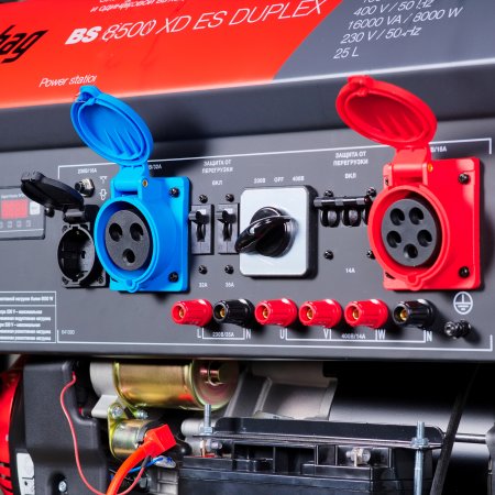 Бензиновый генератор FUBAG BS 8500 XD ES DUPLEX для одно и трехфазного режимов работы в Новосибирске фото