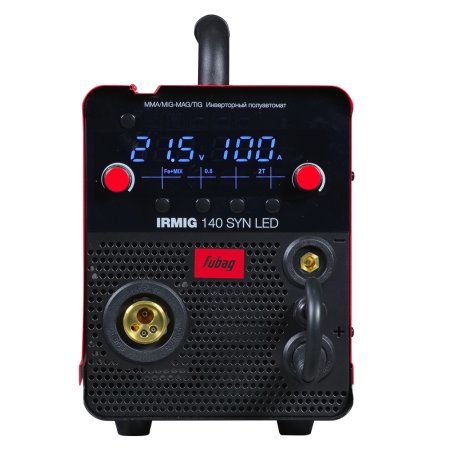 Полуавтомат сварочный инверторный FUBAG IRMIG 140 SYN LED с горелкой 150 А в комплекте в Новосибирске фото