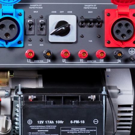Бензиновый генератор FUBAG BS 8500 XD ES DUPLEX для одно и трехфазного режимов работы в Новосибирске фото