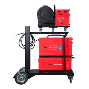 Полуавтомат сварочный FUBAG XMIG 500T DW PULSE  + подающий механизм DRIVE XMIG DW PULSE  + горелка FB 550W 3m  + блок жидкостного охлаждения Cool XMIG  + шланг-пакет 5 метров 95 мм2 14 pol с жидкостным охлаждением + тележка XM в #REGION_NAME_DECLINE_PP# фото
