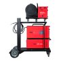 Полуавтомат сварочный FUBAG XMIG 500T DW PULSE + подающий механизм DRIVE XMIG DW PULSE  + горелка FB 550W 3 м + блок жидкостного охлаждения Cool XMIG + шланг-пакет 5 метров 95 мм2 14 pol с жидкостным охлаждением + Тележка  в Новосибирске фото