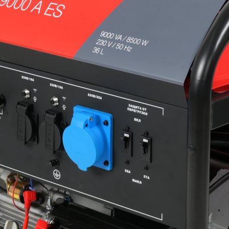 Бензиновый генератор FUBAG BS 9000 A ES с электростартером и коннектором автоматики в Новосибирске фото