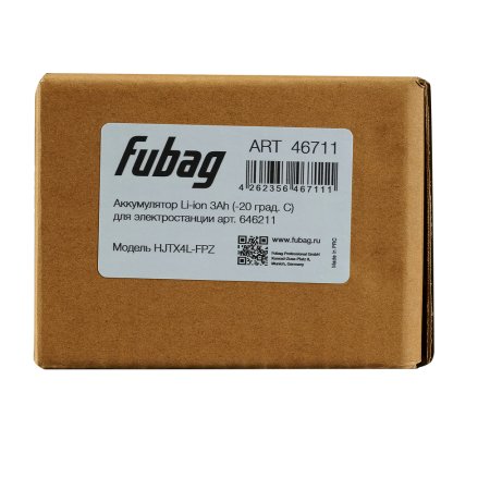 Аккумулятор FUBAG li-ion 3Ah для инверторного генератора TI 11000 A ES (арт. 646211) купить в Новосибирске