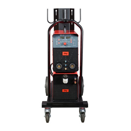Аппарат сварочный инверторный аргонодуговой FUBAG INTIG 400 T W AC/DC PULSE + горелка FB TIG 18 5P 4m + модуль охлаждения + тележка в Новосибирске фото